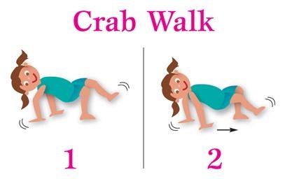 Image result for crab walk kids